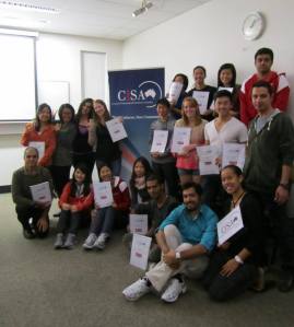 Griffith MATES and Student Linx members attend the Council of International Students Leadership Program
